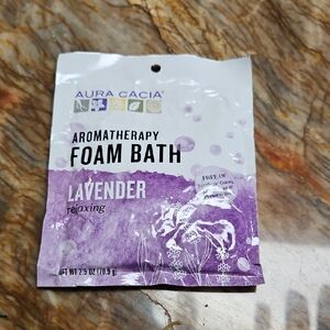 AURA CACIA Lavender Aromatherapy Foam Bath- Relaxing